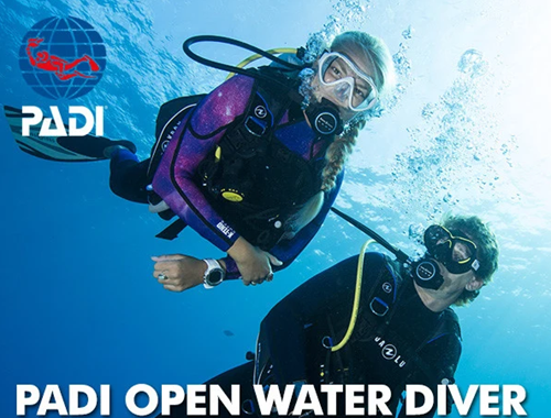 PADI Open Water Diver: theorie en zwembadlessen