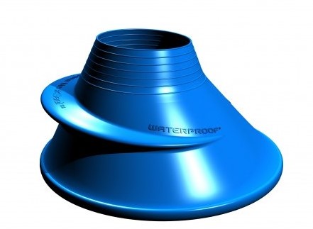 WATERPROOF Silicone Neck seal Small Blue